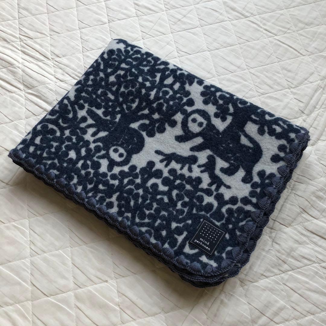 未使用　minä perhonen ブランケット　moon bear