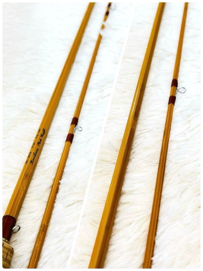 【超希少!】 クリハラロッドクラフト フライロッド バンブーロッド K-203