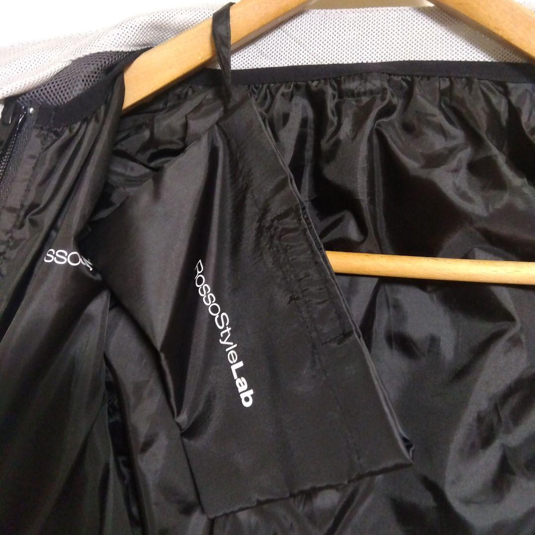 rossostylelab メッシュ ライダースジャケット グレー Sサイズ