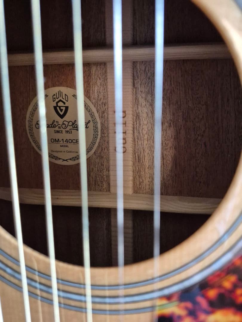 Guild ギルド エレアコ OM-140CE オール単板仕様