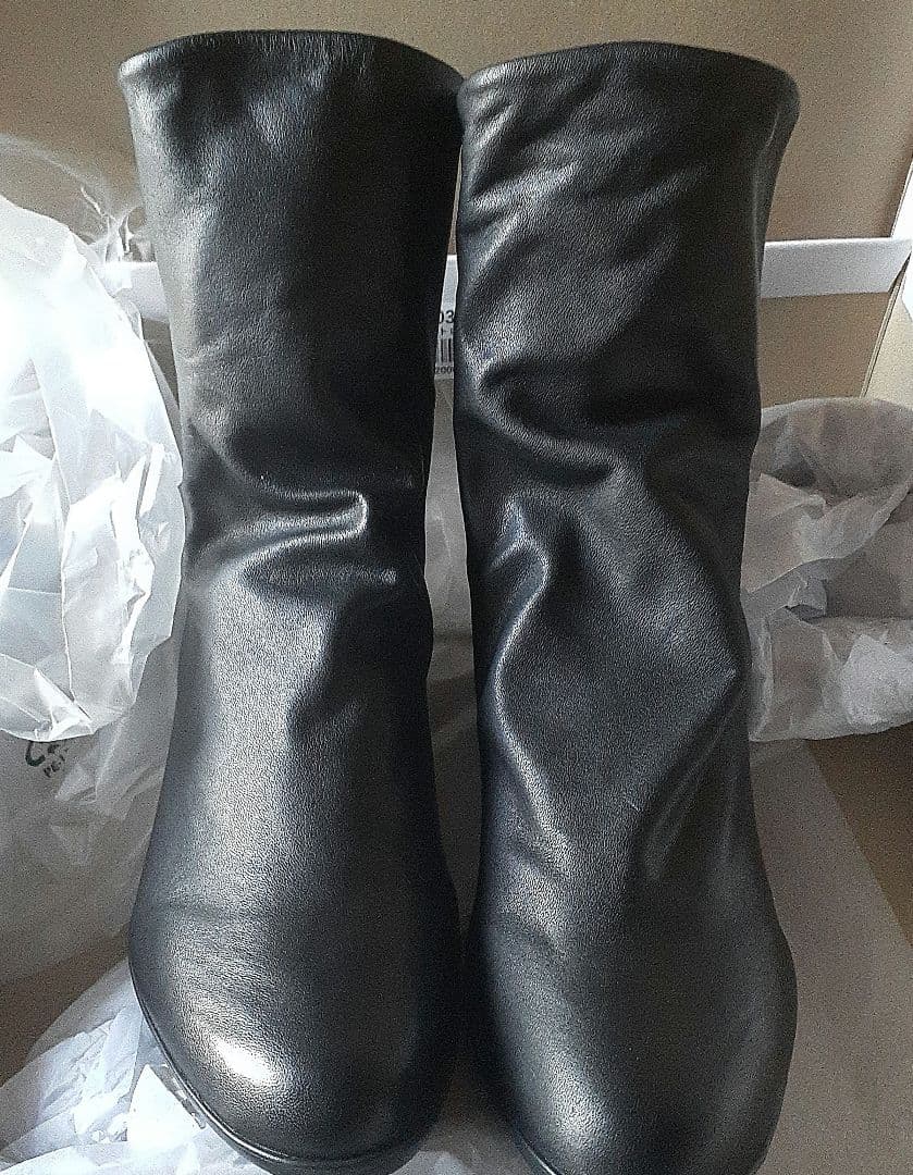 fitfit レザーブーツ900 (23.5 ブラック)