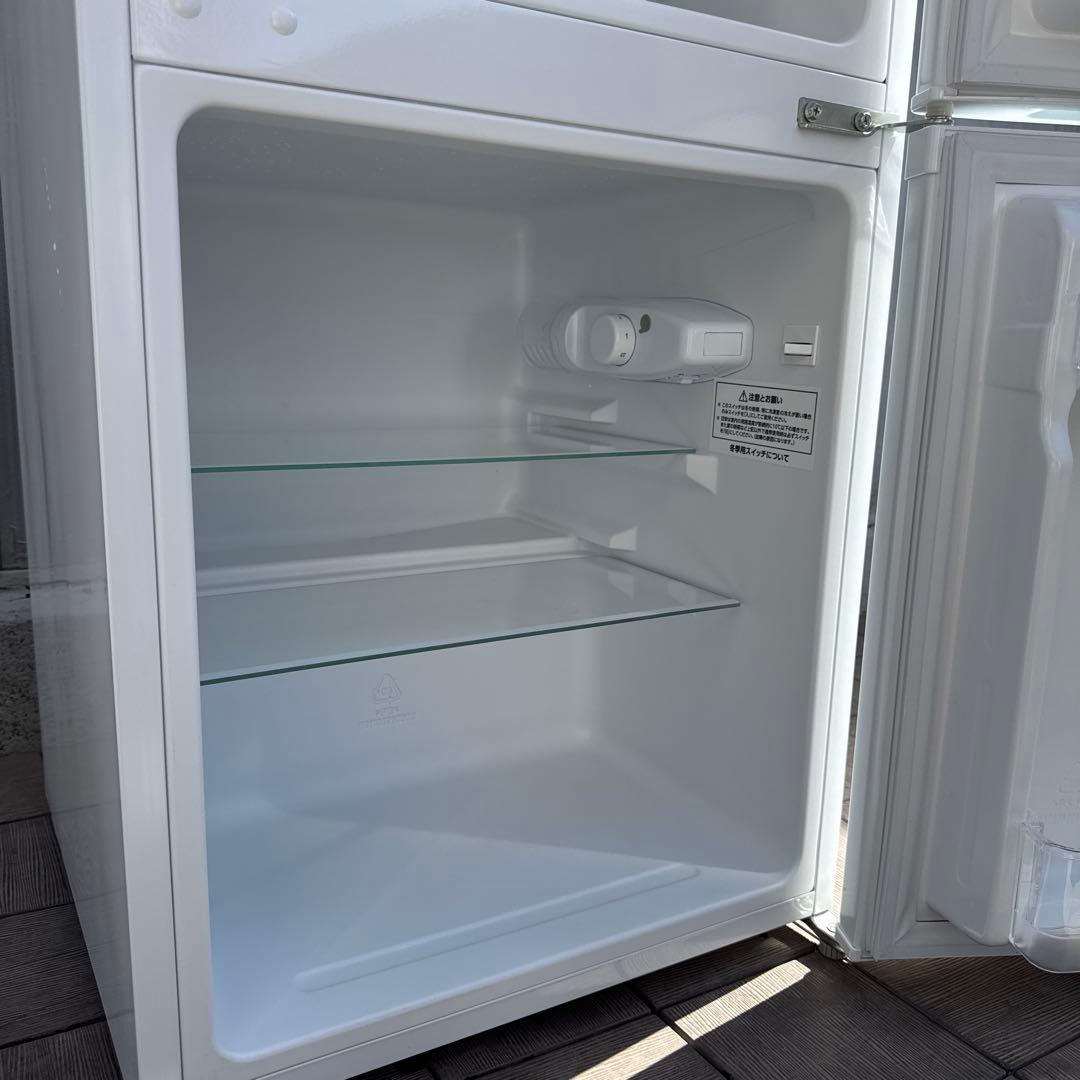 美品 アイリスオーヤマ 2021年製 冷蔵庫 90L コンパクト 小型 静音