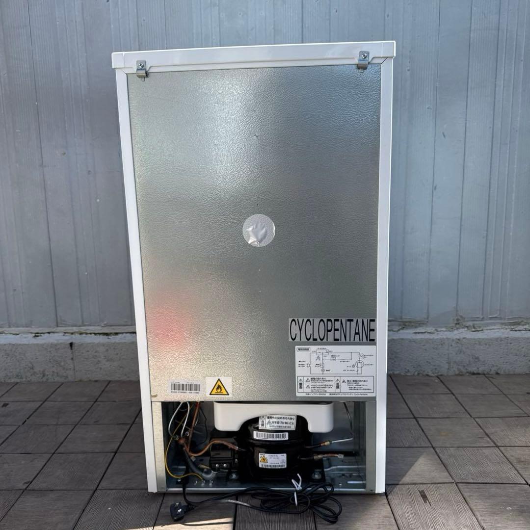 美品 アイリスオーヤマ 2021年製 冷蔵庫 90L コンパクト 小型 静音