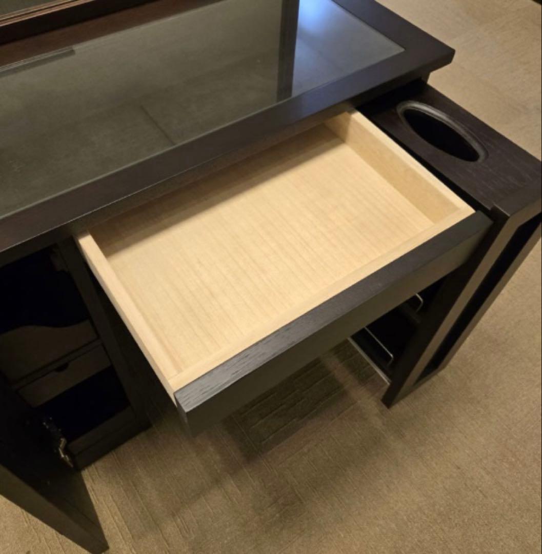 大塚家具　ドレッサー（鏡台）　ダークブラウン