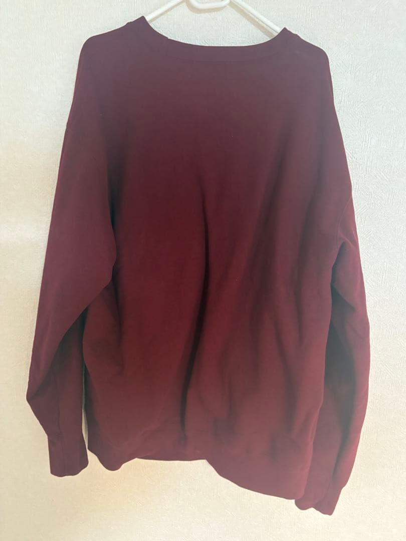 美品！Supreme Box Logo Crewneck Cardinal