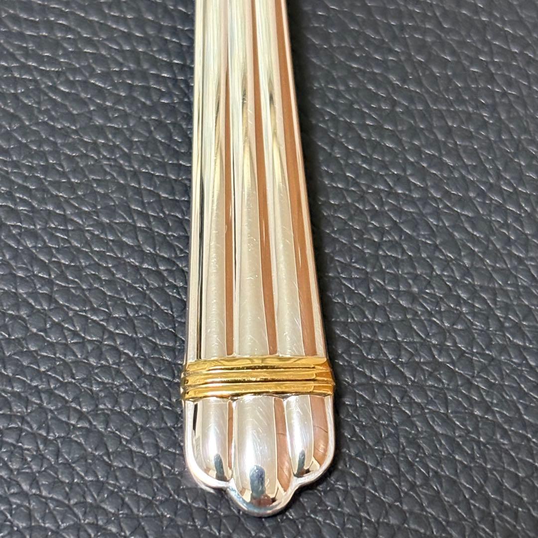 美品クリストフル　アリアゴールドリング　ケーキフォーク2本
