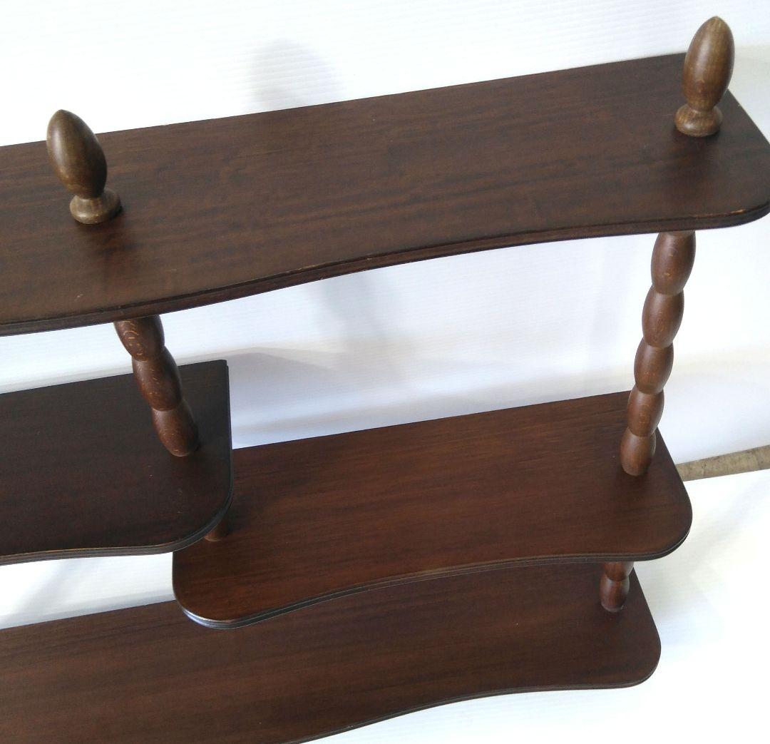 ナジコ 壁掛けシェルフ 木製壁掛け 古家具 飾り棚