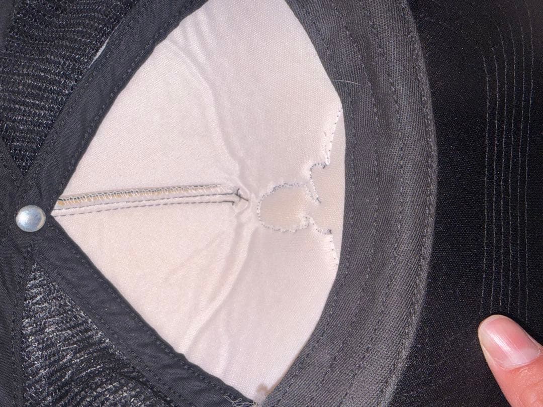 ぴ*け様 Supreme ブラックキャップ メッシュ