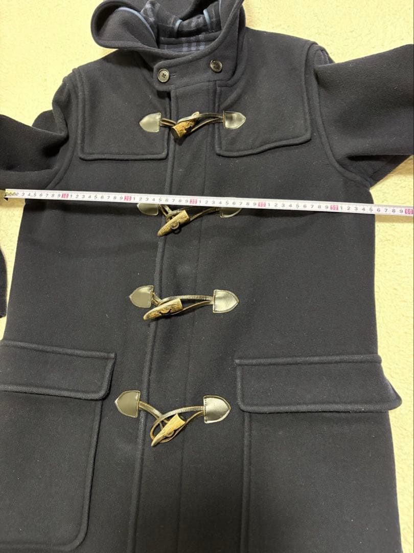 バーバリーロンドン ブルーレーベル ダッフルコート ネイビー Mサイズ