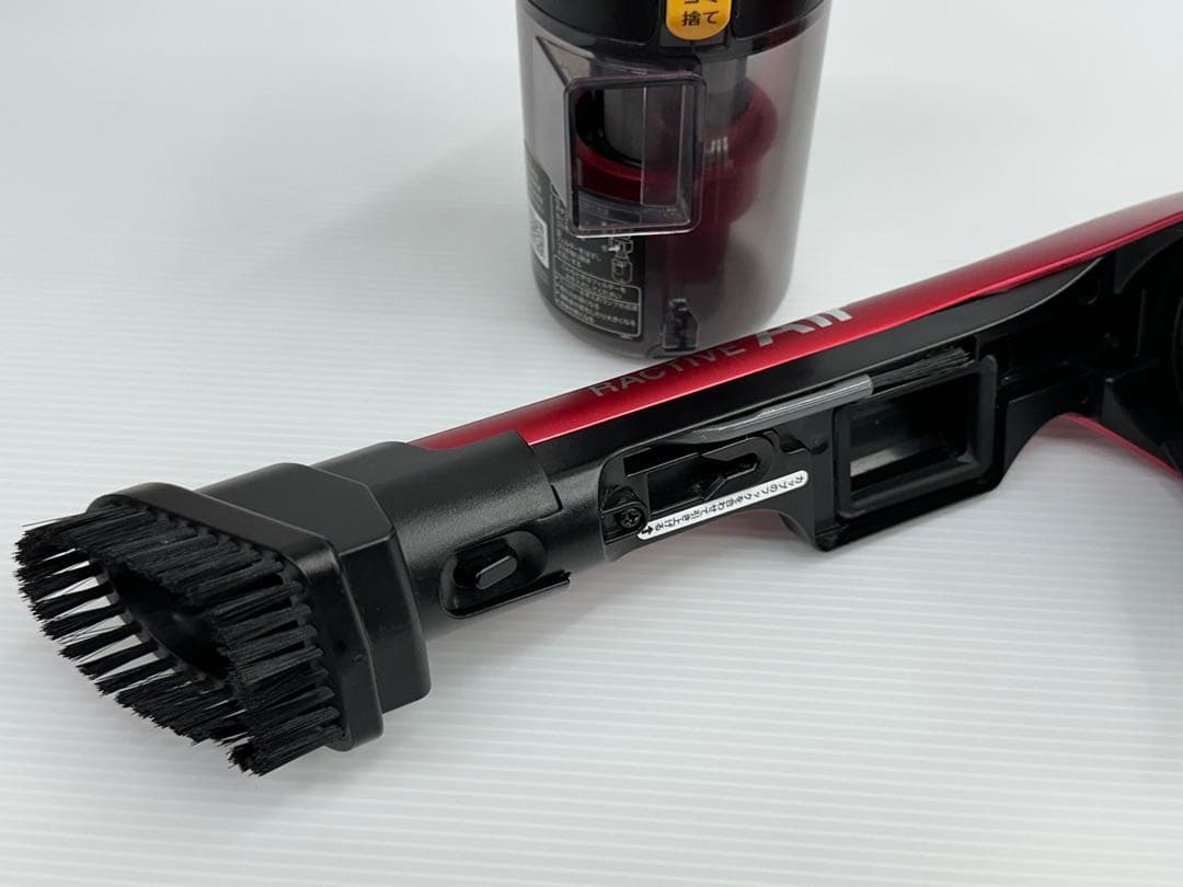 充電器+純正バッテリー付き　シャープ　EC-SR7-P 掃除機　2022年製　赤