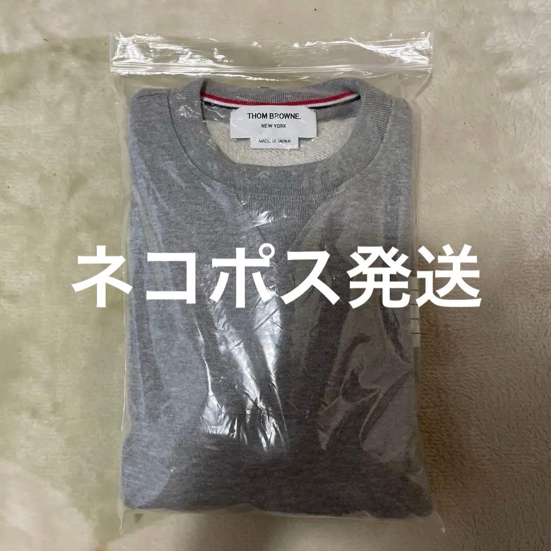 （新品）トムブラウン Thom Browne スウェット 0サイズ ライトグレー
