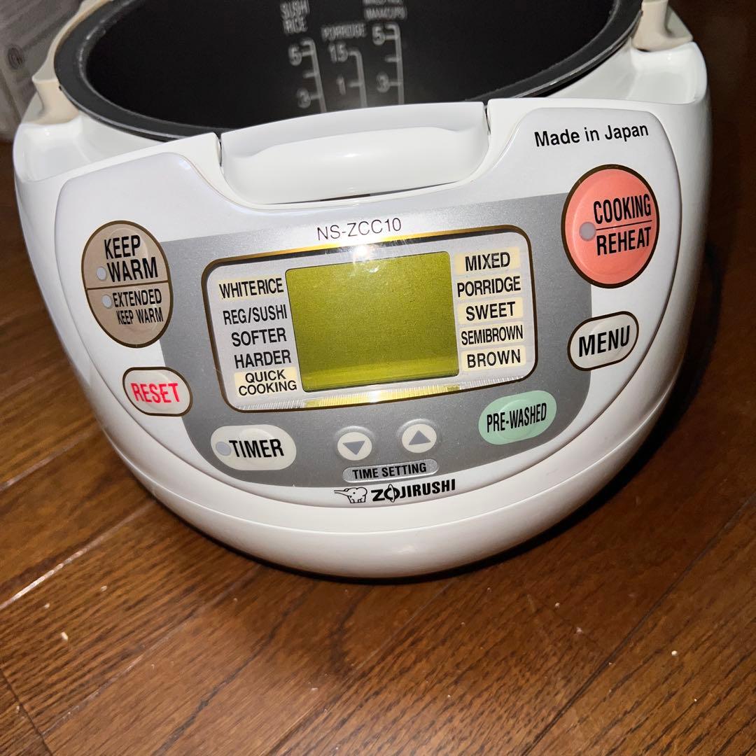象印 炊飯器 NS-ZCC10 Rice Cooker 英語 English