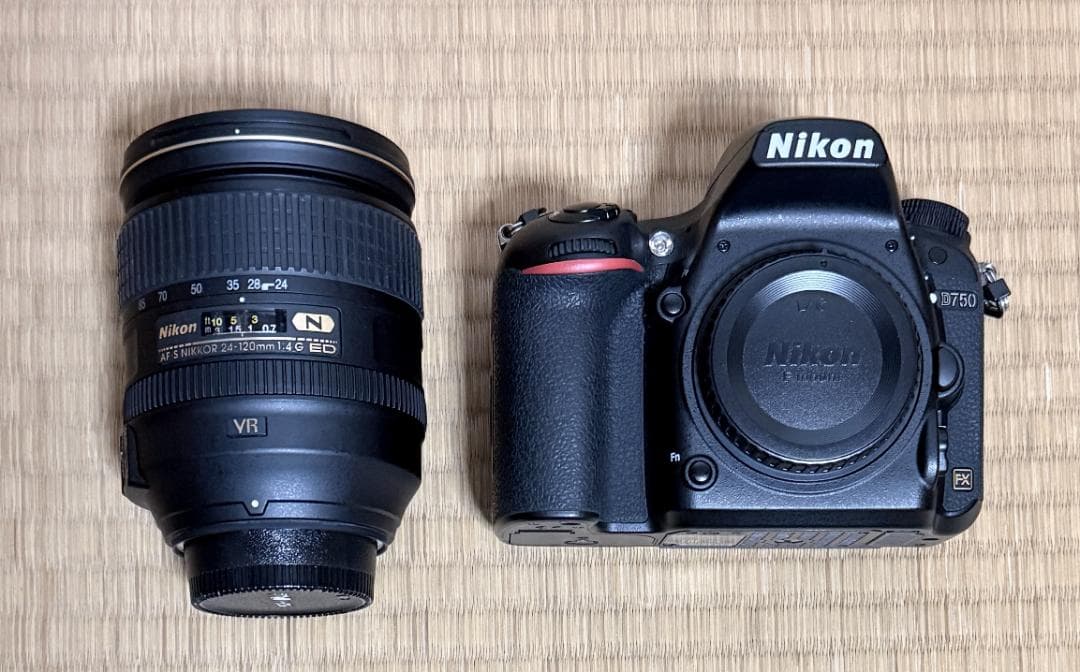 新品級 ニコン D750 24-120 VR レンズキット 7,629ショット