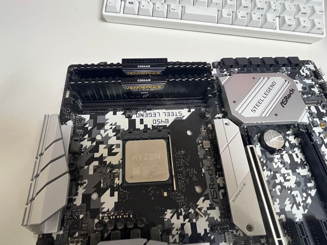 CORSAIR 32GB DDR4 マザボB450・Ryzen5 3600セット