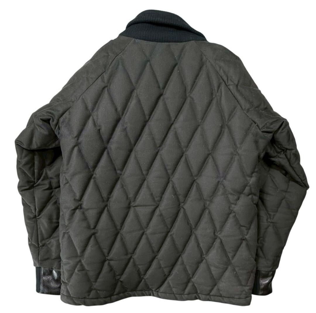 新型 ウエストライド ニューレーシングダウンジャケット ダークブラウン XXL