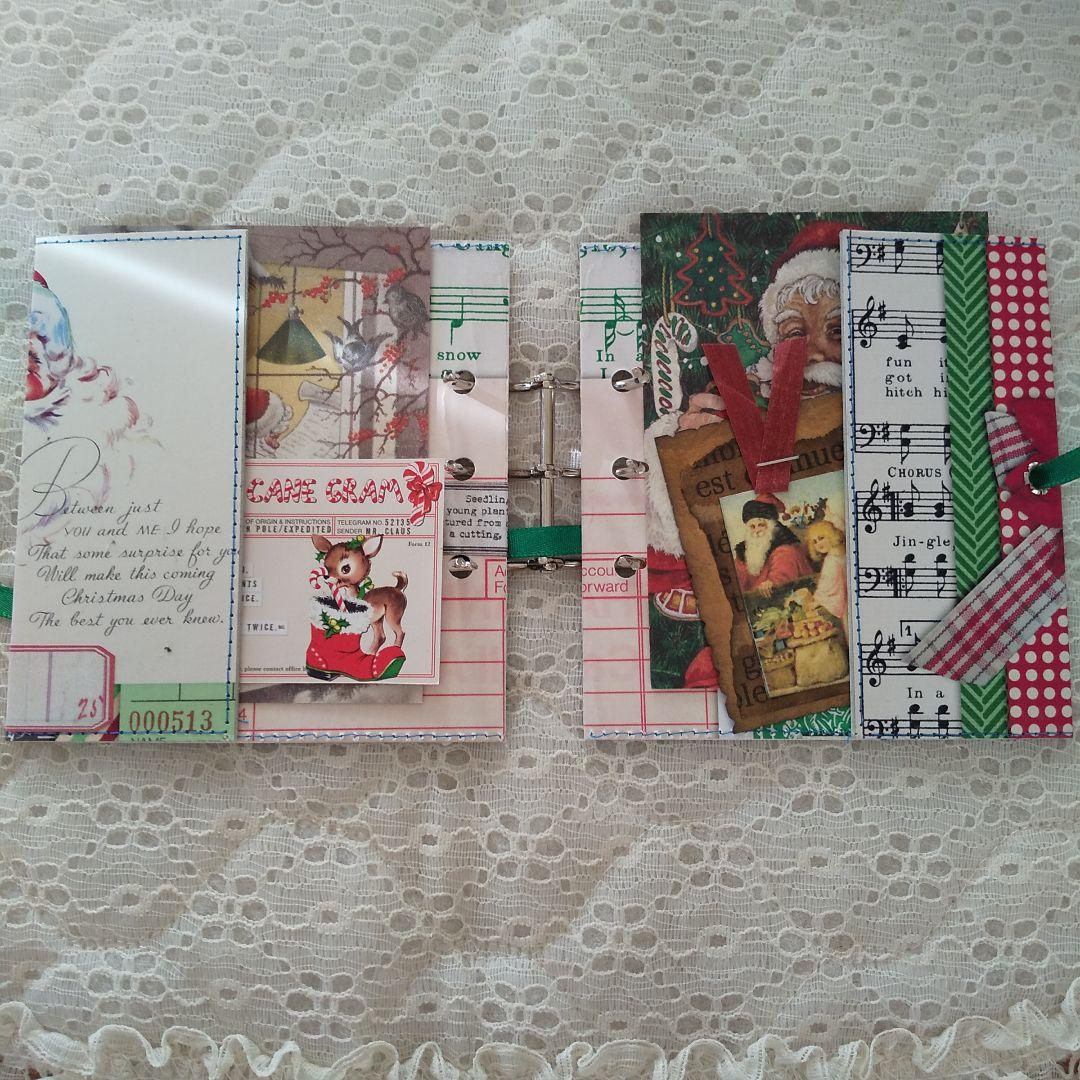 ジャンクジャーナル　ビンテージクリスマス　三穴ファイル