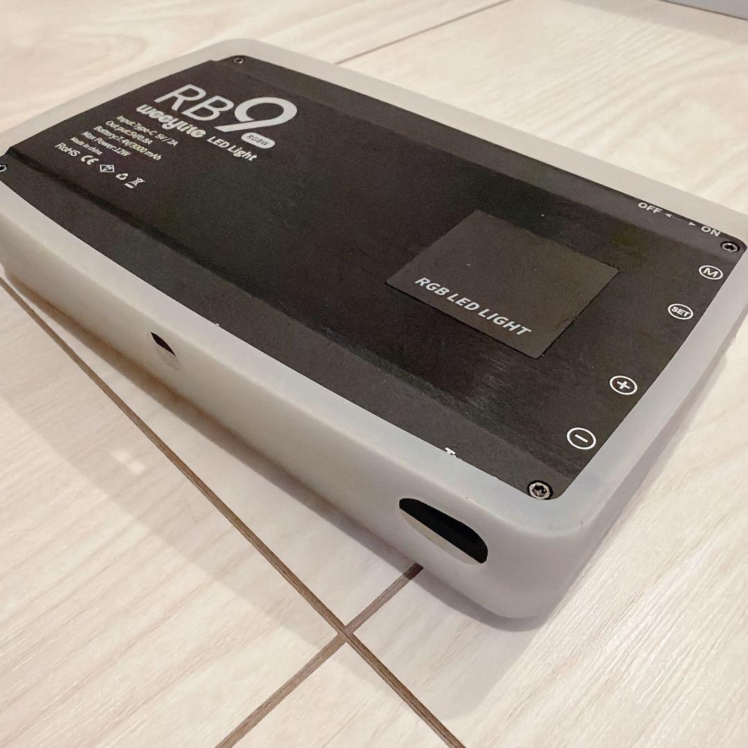 weeylite RGB LEDビデオライト29種シーンモード Type-C充電