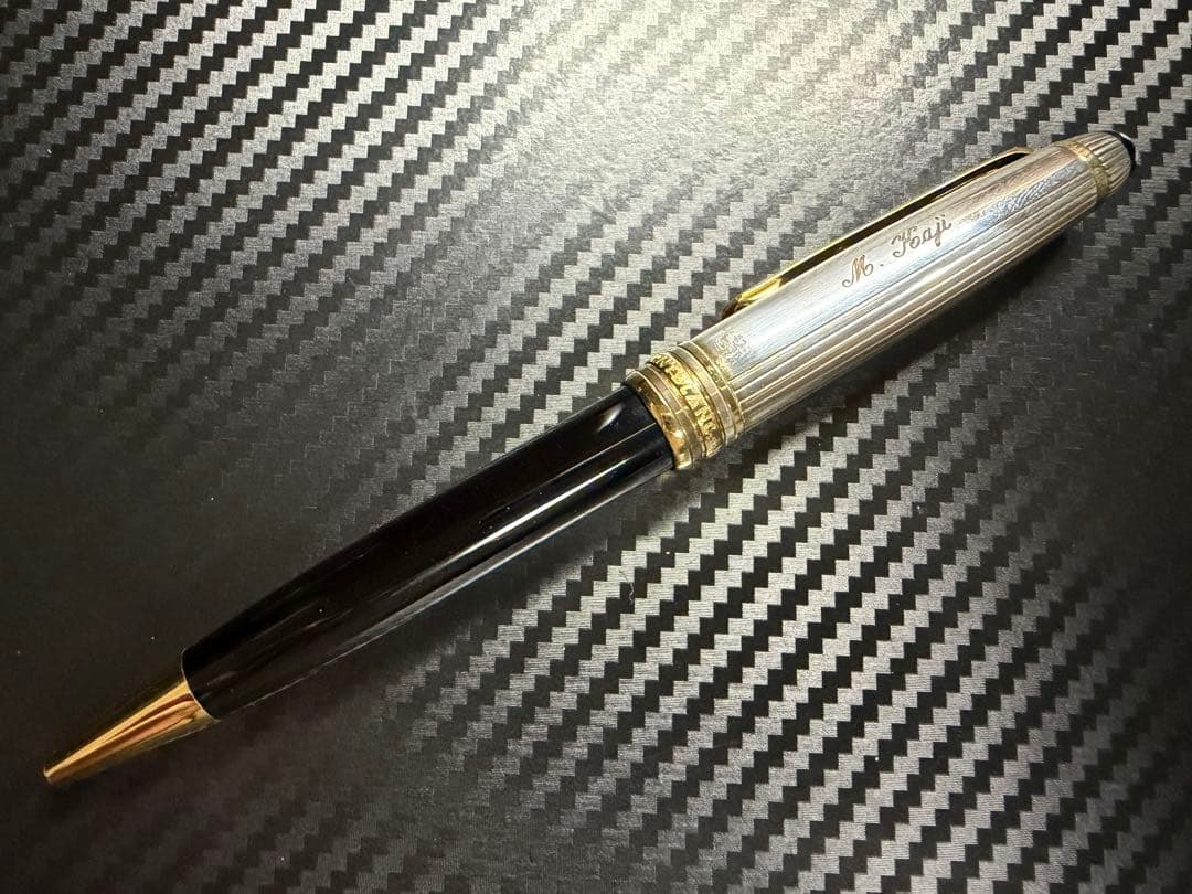 極美 モンブラン 1641 ソリテール ドゥエ ボールペン スターリングシルバー