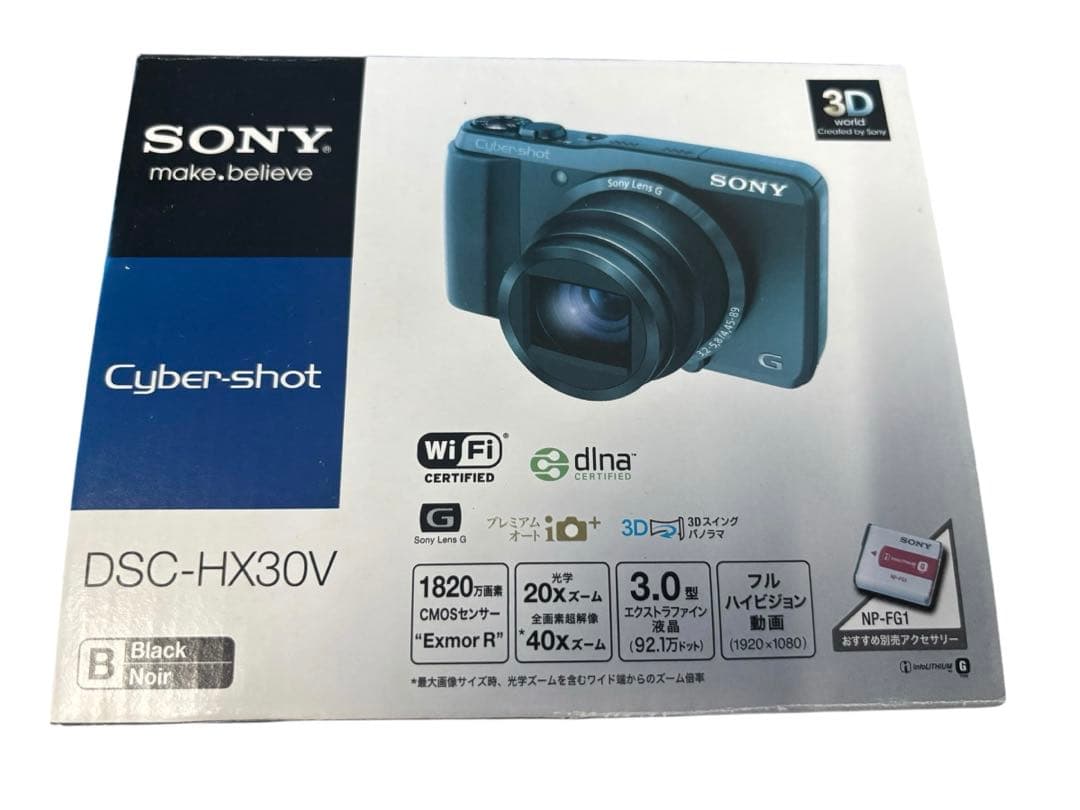 SONY Cyber-shot DSC-HX30V ブラック 動作品 箱付