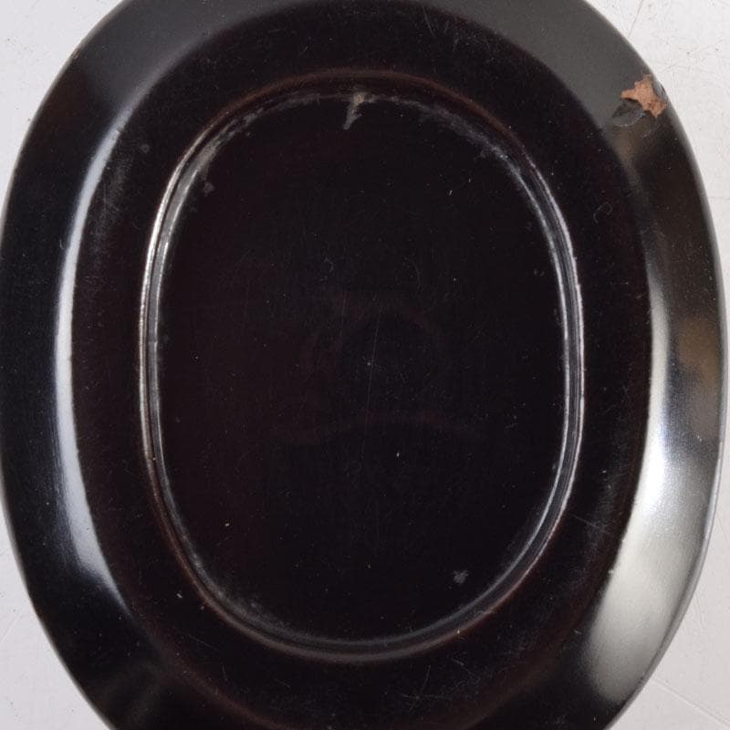 茶道具　黒漆　冠　香合　時代箱　N　8967