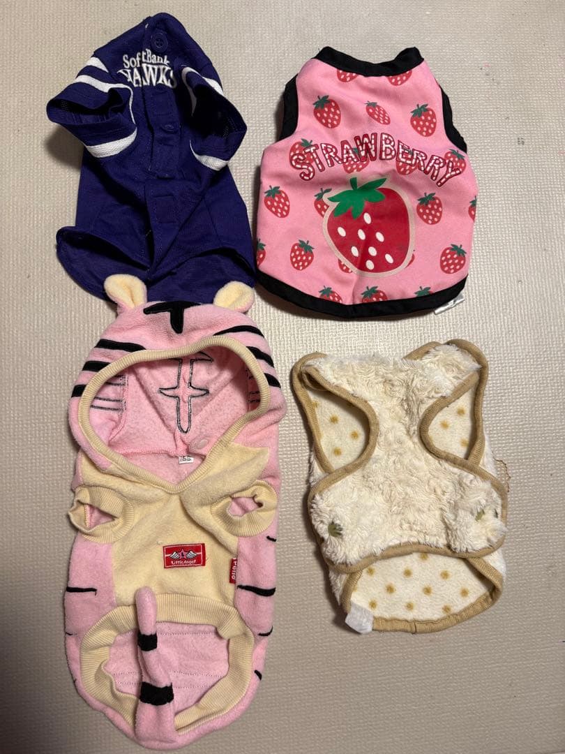 犬用　服　ディズニー　ロンパース　サロペット　半纏　ユニフォーム