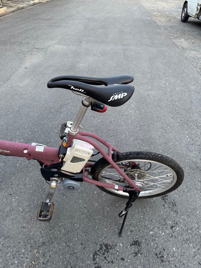 Panasonic オプティマ 折りたたみ自転車 パープル