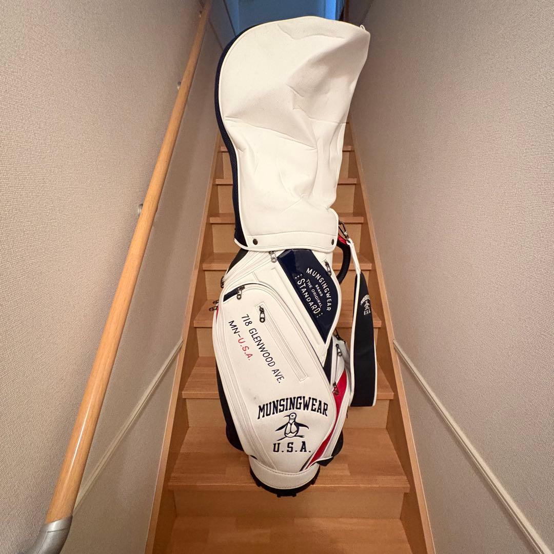 MUNSINGWEAR ゴルフバッグ クラブ12本セット