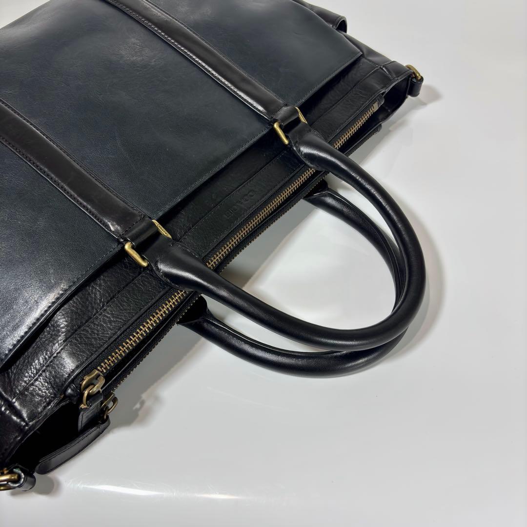 COACH コーチ 2WAY ブリーフケース ビジネスバッグ ショルダー トート