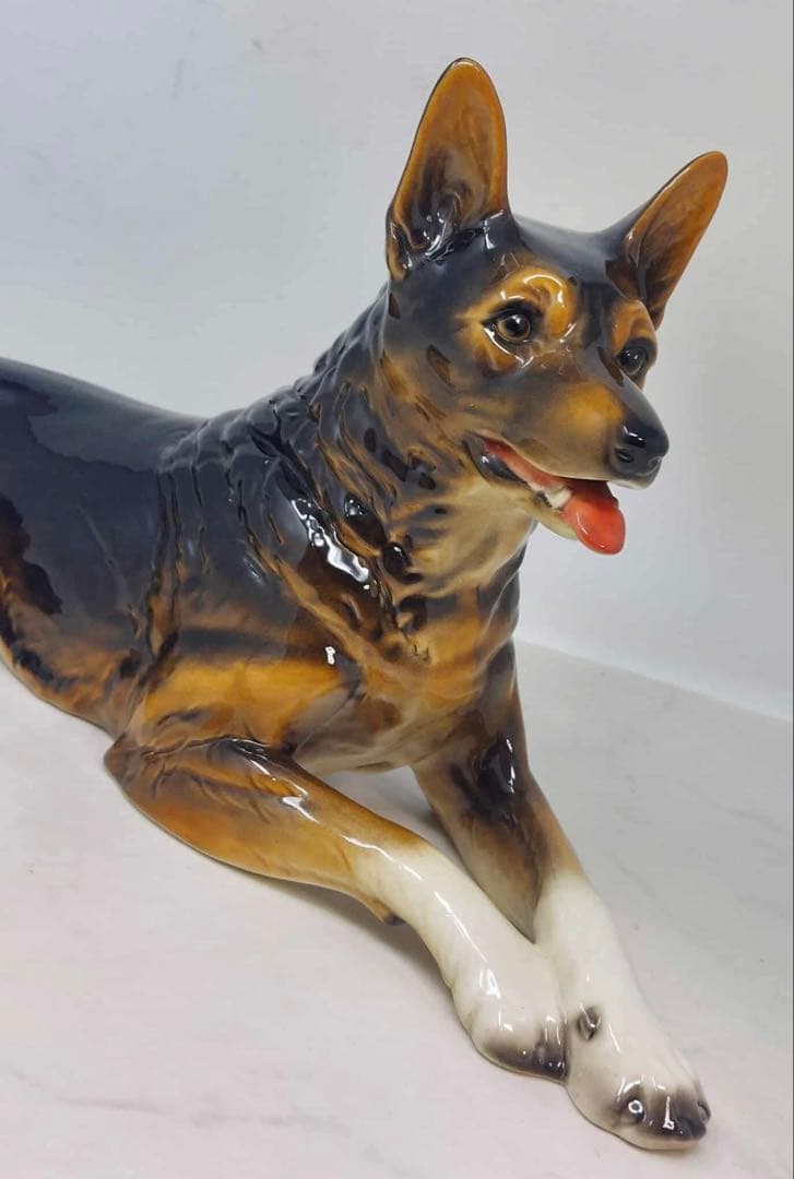 Geobel シェパード 置物 アンティーク