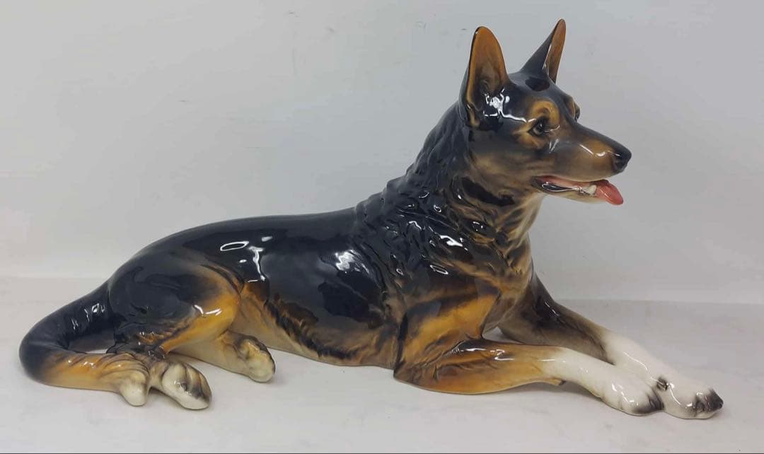 Geobel シェパード 置物 アンティーク