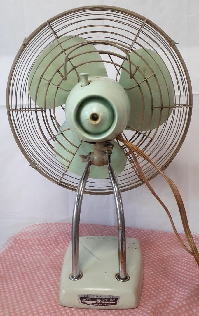 【昭和レトロ】サンヨー扇風機　 30cmホーム扇　元箱付