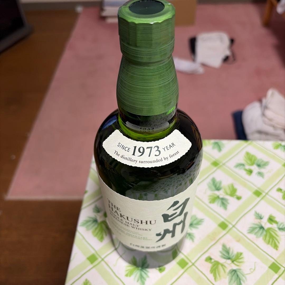 サントリーシングルモルトウイスキー〔白州）