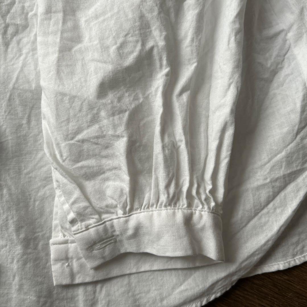 ワッシャーフリルブラウス　白　即完売　予約購入　ジャーナルスタンダードラックス