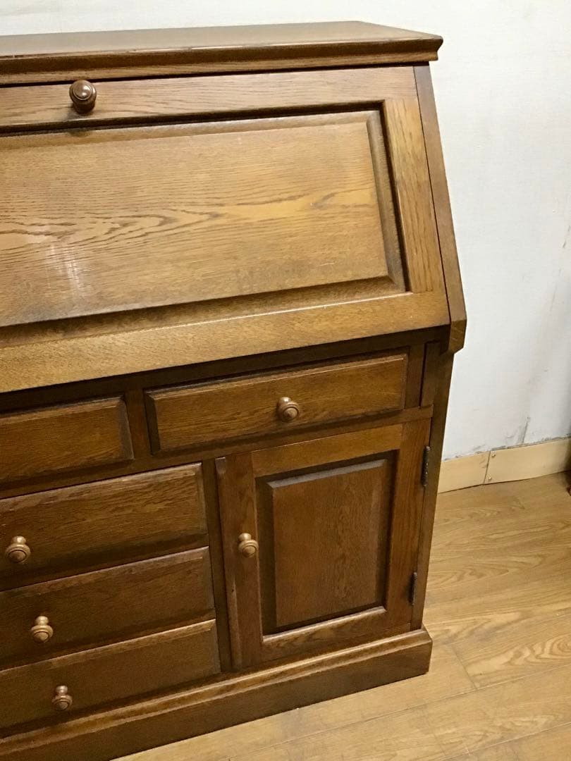 ひろ☆管322☆北海道家具☆勇峰工芸☆ライティングビューロー☆デスク☆机