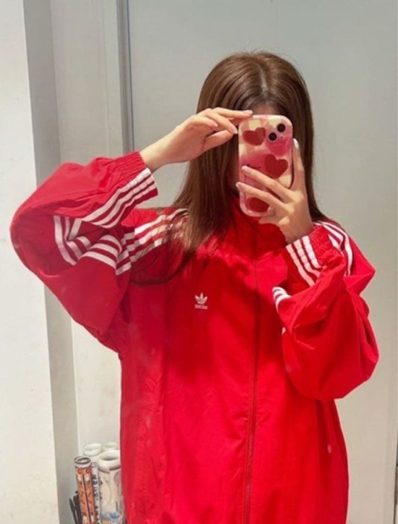 adidas ADILENIUM オーバーサイズ トラックトップ L（XL相当）