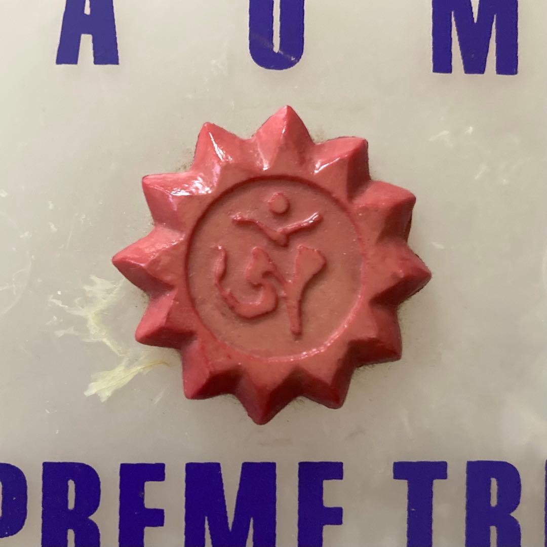 オウム真理教 当時物 プルシャ付タッパー