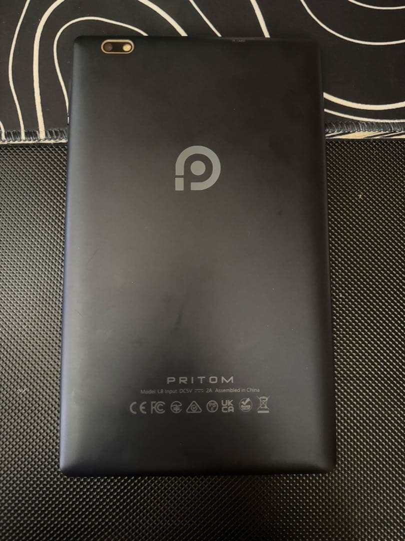 PRITOM Touch 8 タブレット ブラック