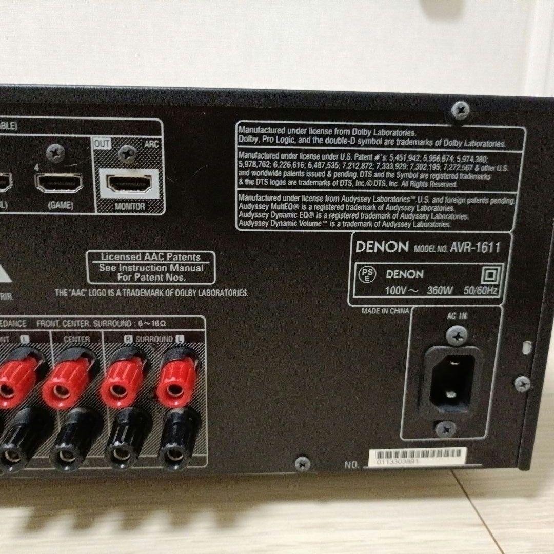 DENON AVR-1611 AVアンプ 本体