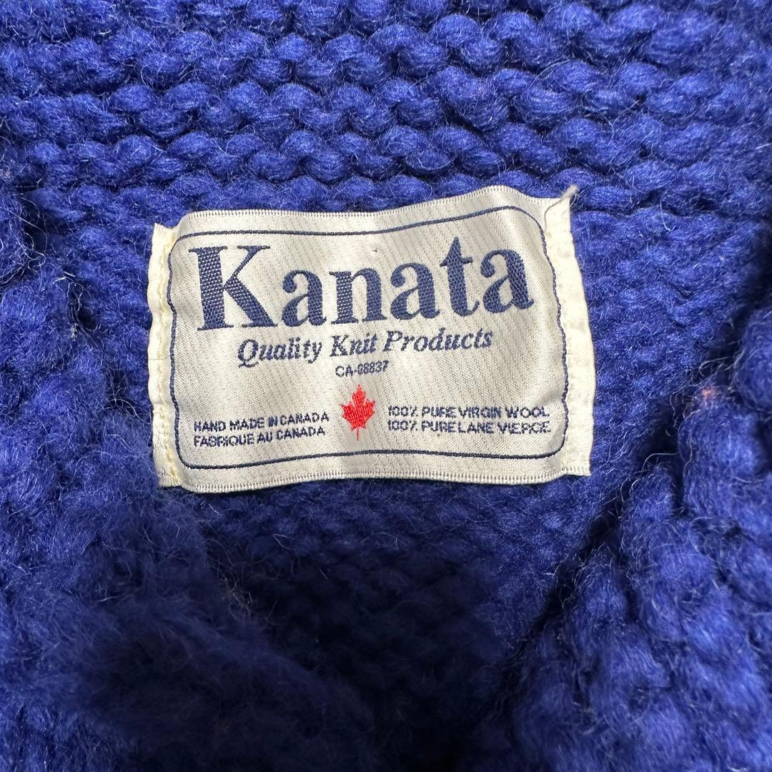 【Kanata】イーグル柄 カウチンニット