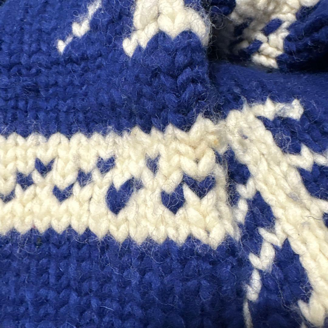 【Kanata】イーグル柄 カウチンニット