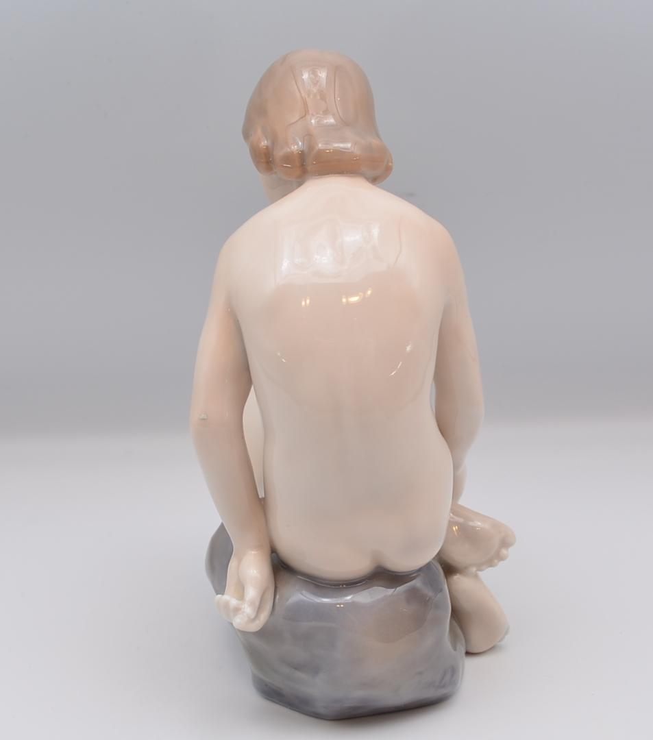 岩の上の裸婦　＃4027　★ロイヤルコペンハーゲン　デンマーク　ヴィンテージ