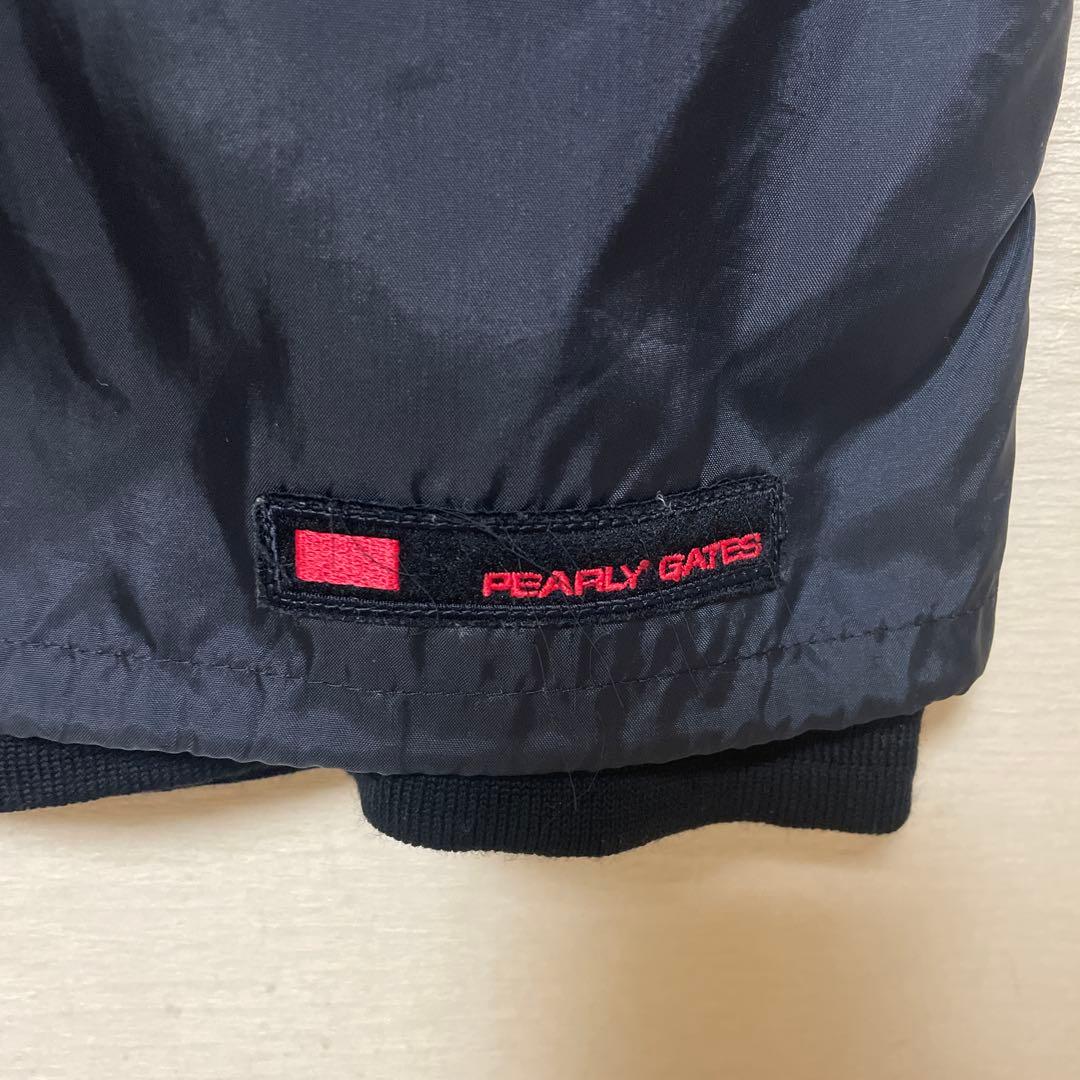 サイズ４　PEARLY GATES モックネックベスト　黒