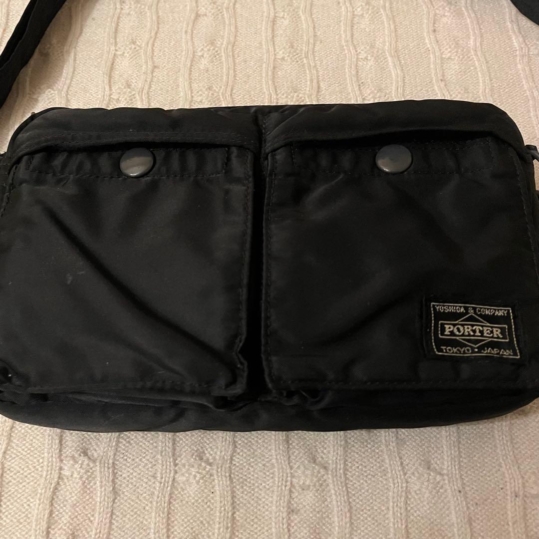 【美品✨】PORTER ポーター タンカー ショルダーバッグ ブラック