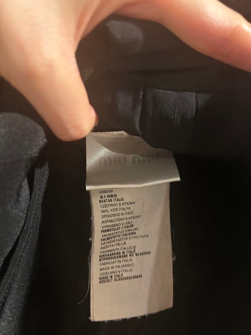 miu miu ミュウミュウ　ミニワンピース