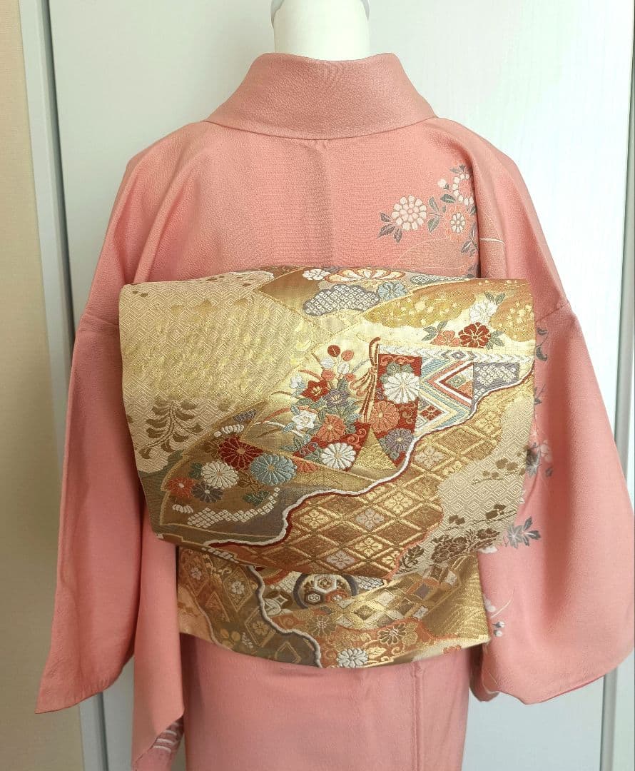 正絹訪問着　フルセット4点　卒業式　入学式　宮参り　七五三