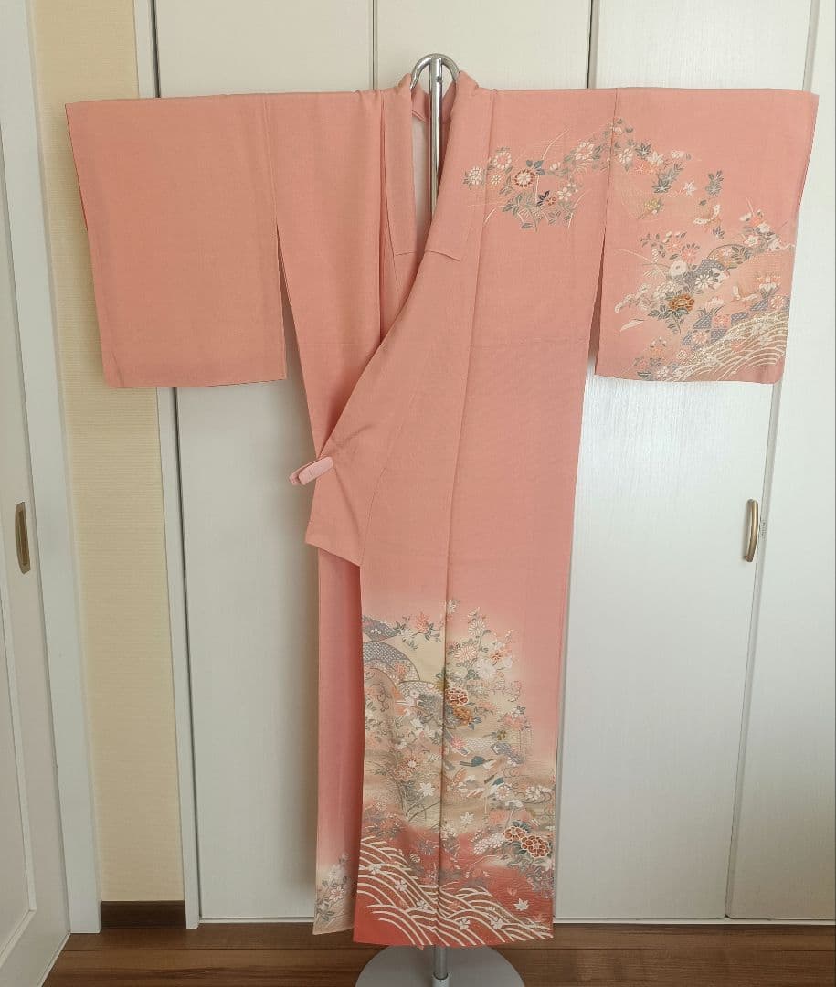正絹訪問着　フルセット4点　卒業式　入学式　宮参り　七五三