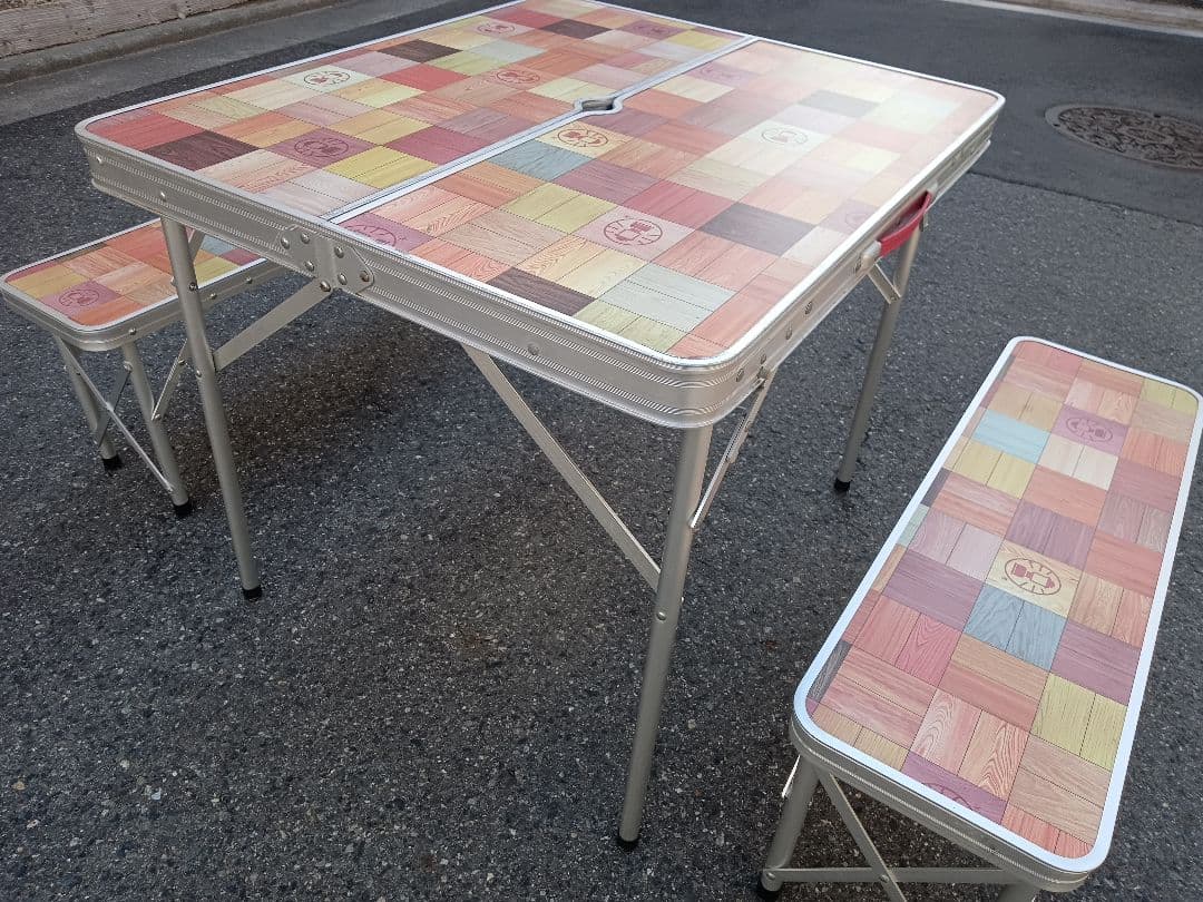 【Coleman】ナチュラルモザイクファミリーリビングセットミニプラス