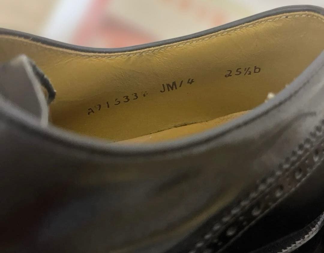 ☆専用☆ ほぼ未使用REGALウイングチップA915334 25.5cmブラック