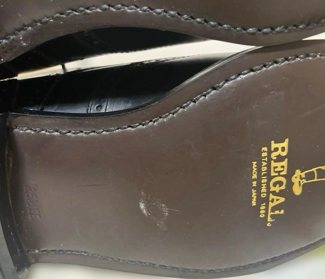 ☆専用☆ ほぼ未使用REGALウイングチップA915334 25.5cmブラック