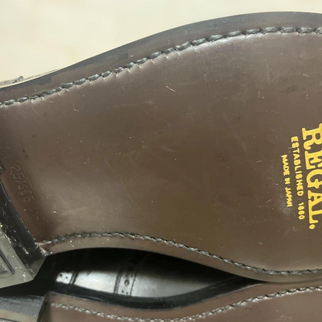 ☆専用☆ ほぼ未使用REGALウイングチップA915334 25.5cmブラック